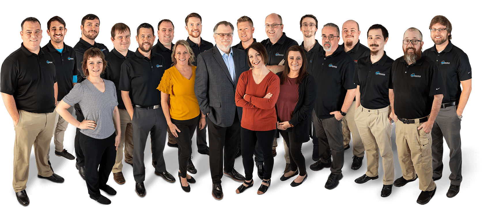 Image of a group of 22 people.